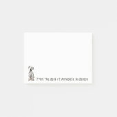 Dalmatisch Realistisch Personaliseren Post-it® Notes (Voorkant)
