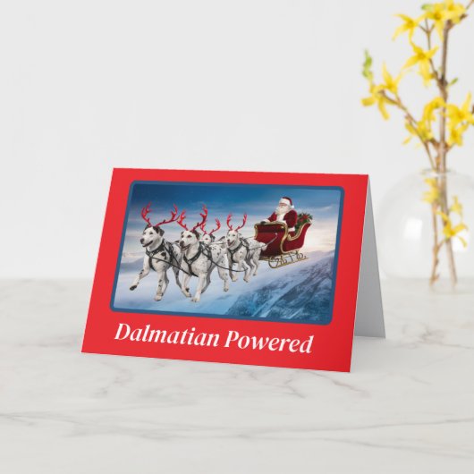 Dalmatisch rendier kaart (Gele Bloem)