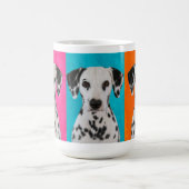 Dalmatisch van kleur koffiemok (Center)