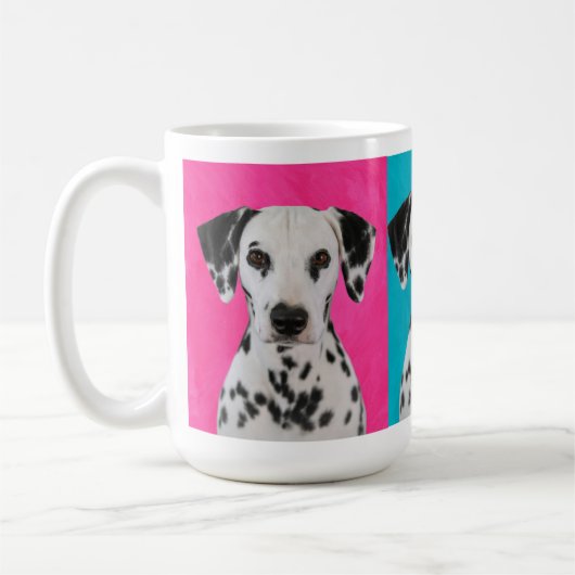 Dalmatisch van kleur koffiemok (Links)