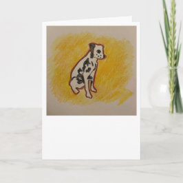 Dalmatisch Wenskaart Kaart
