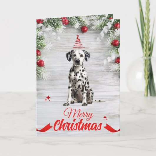  Dalmatisch Wenskaart Kaart (Voorkant)