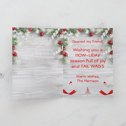  Dalmatisch Wenskaart Kaart (Binnen)