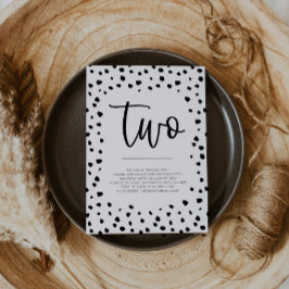 Dalmatische 2de verjaardag Uitnodiging