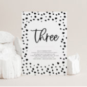 Dalmatische 3de verjaardag Uitnodiging