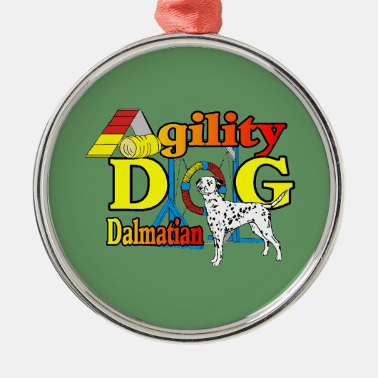 Dalmatische_Agiliteit Metalen Ornament (Voorkant)