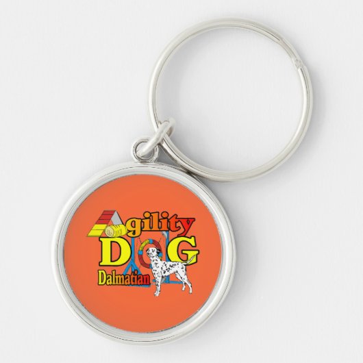 Dalmatische Agility Sleutelhanger (Voorkant)