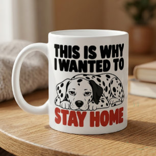 Dalmatische Antisociale Sarcasische Hondengek Gesc Koffiemok