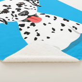 Dalmatische babybakjes sherpa deken (3/4)