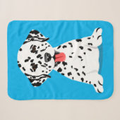 Dalmatische babybakjes sherpa deken (Voorkant (horizontaal))