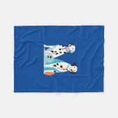 Dalmatische babydeken fleece deken (Voorkant (Horizontaal))