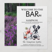 Dalmatische Bar Menu (Voorkant / Achterkant)