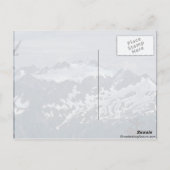 Dalmatische bergen briefkaart (Achterkant)