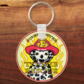 Dalmatische brandweerman sleutelhanger (Voorkant)