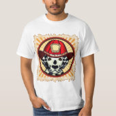 Dalmatische brandweerman T-shirt (Voorkant)