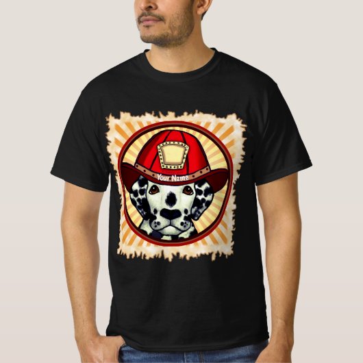 Dalmatische brandweerman T-Shirt (Voorkant)