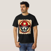 Dalmatische brandweerman T-Shirt (Voorkant volledig)