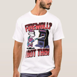 Dalmatische brandweerman vs. Fout 404 Arcade Machi T-shirt