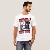 Dalmatische brandweerman vs. Fout 404 Arcade Machi T-shirt (Voorkant volledig)