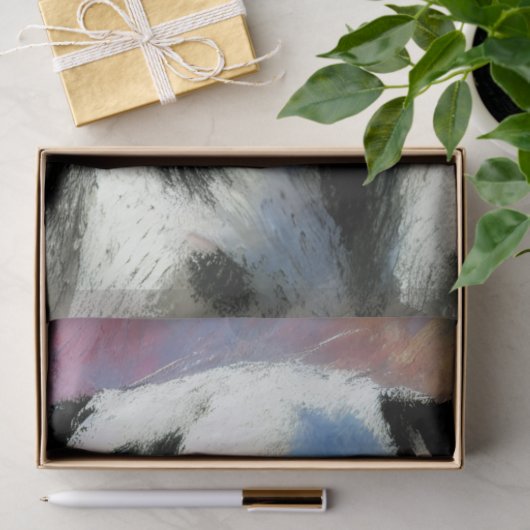 Dalmatische Chalk Pastel Hond Zwart Wit Decoupage Tissuepapier (Geschenk)