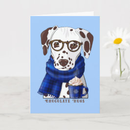 Dalmatische chocolade knuffels kaart