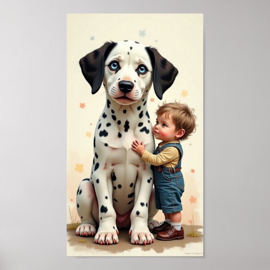 Dalmatische cutie poster (Voorkant)