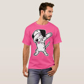 Dalmatische Dabbing Funny Dalmation Dab Dog Dance T-shirt (Voorkant volledig)