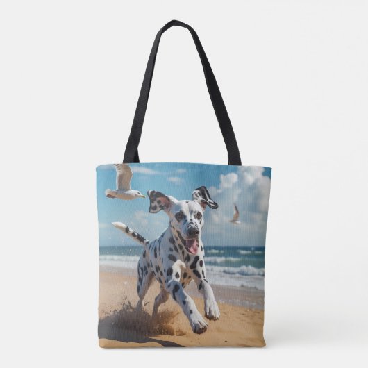 Dalmatische elegante Canvas tas (Achterkant)