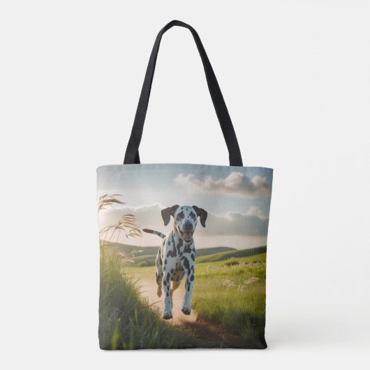 Dalmatische elegante Canvas tas (Achterkant)
