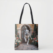Dalmatische elegante Canvas tas (Voorkant)