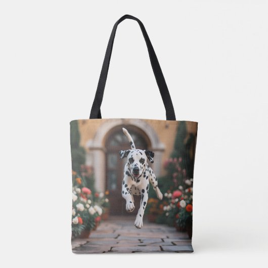 Dalmatische elegante Canvas tas (Achterkant)