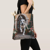Dalmatische elegante Canvas tas (Dichtbij)