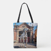 Dalmatische elegante Canvas tas (Achterkant)