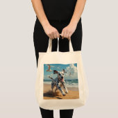 Dalmatische elegante kruidenier Canvas tas (Voorkant (product))