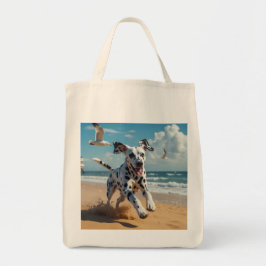 Dalmatische elegante kruidenier Canvas tas