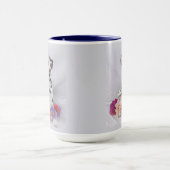 Dalmatische en bloemen mok (Midden)