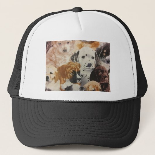 Dalmatische en Boxer Pups Trucker Pet (Voorkant)