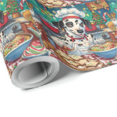 Dalmatische feestdagen bakken: feestelijke kerst cadeaupapier (Rol Hoek)