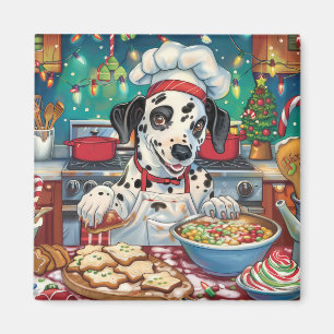 Dalmatische feestdagen bakken: feestelijke kerst magneet