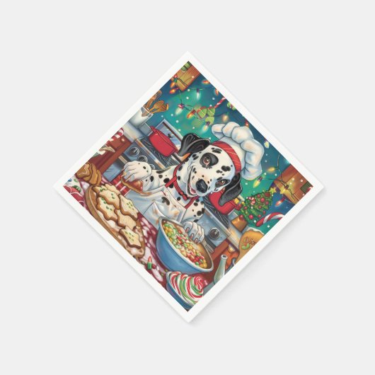 Dalmatische feestdagen bakken: feestelijke kerst servet (Hoek)