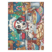 Dalmatische feestdagen bakken: feestelijke kerst tafelkleed (Voorkant)