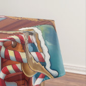 Dalmatische feestdagen bakken: feestelijke kerst tafelkleed (Voorbeeld)