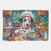 Dalmatische feestdagen bakken: feestelijke kerst theedoek (Horizontaal)