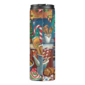 Dalmatische feestdagen bakken: feestelijke kerst thermosbeker (Achterkant)