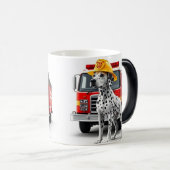 Dalmatische Fire Truck Duty Mok 15oz (Voorkant rechts)