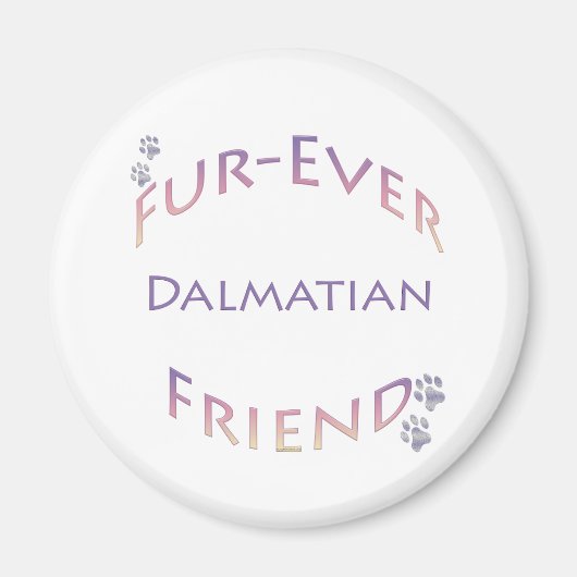 Dalmatische Furever Magneet (Voorkant)