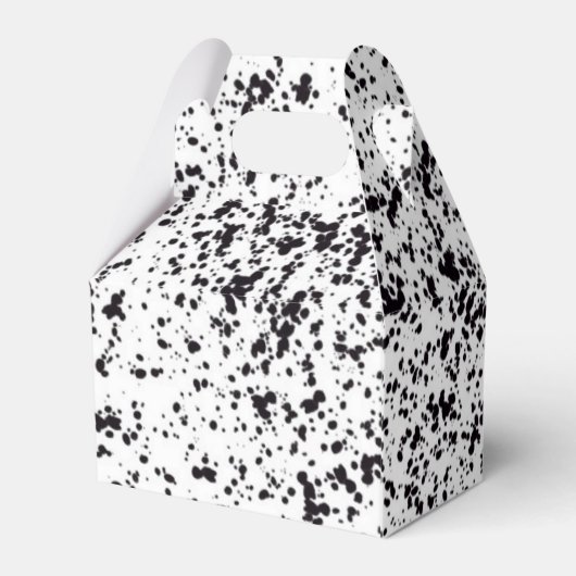 Dalmatische Gable Favor Box Bedankdoosjes (Achterkant)