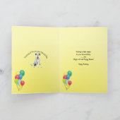 Dalmatische Gelukkige Verjaardag Kaart (Binnen)