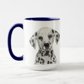Dalmatische gepersonaliseerde moug mok (Links)