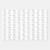 Dalmatische gepotte hond inpakpapier vel (Voorkant 2)